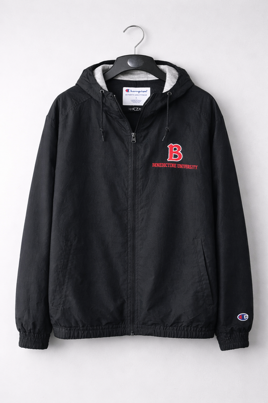 Champion Benedictine University Windbreaker Jacket - Black